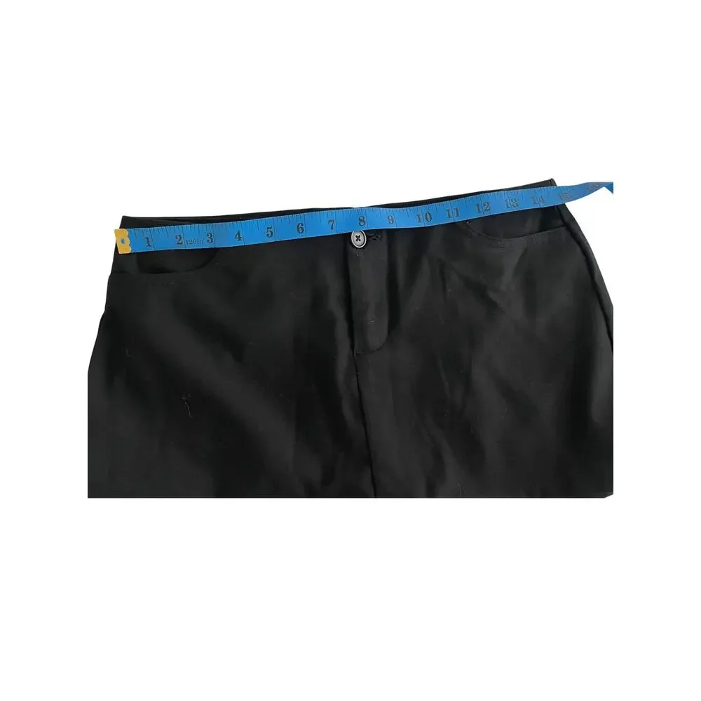 Brandy Melville Black Low Rise Mini Skort - One Size
